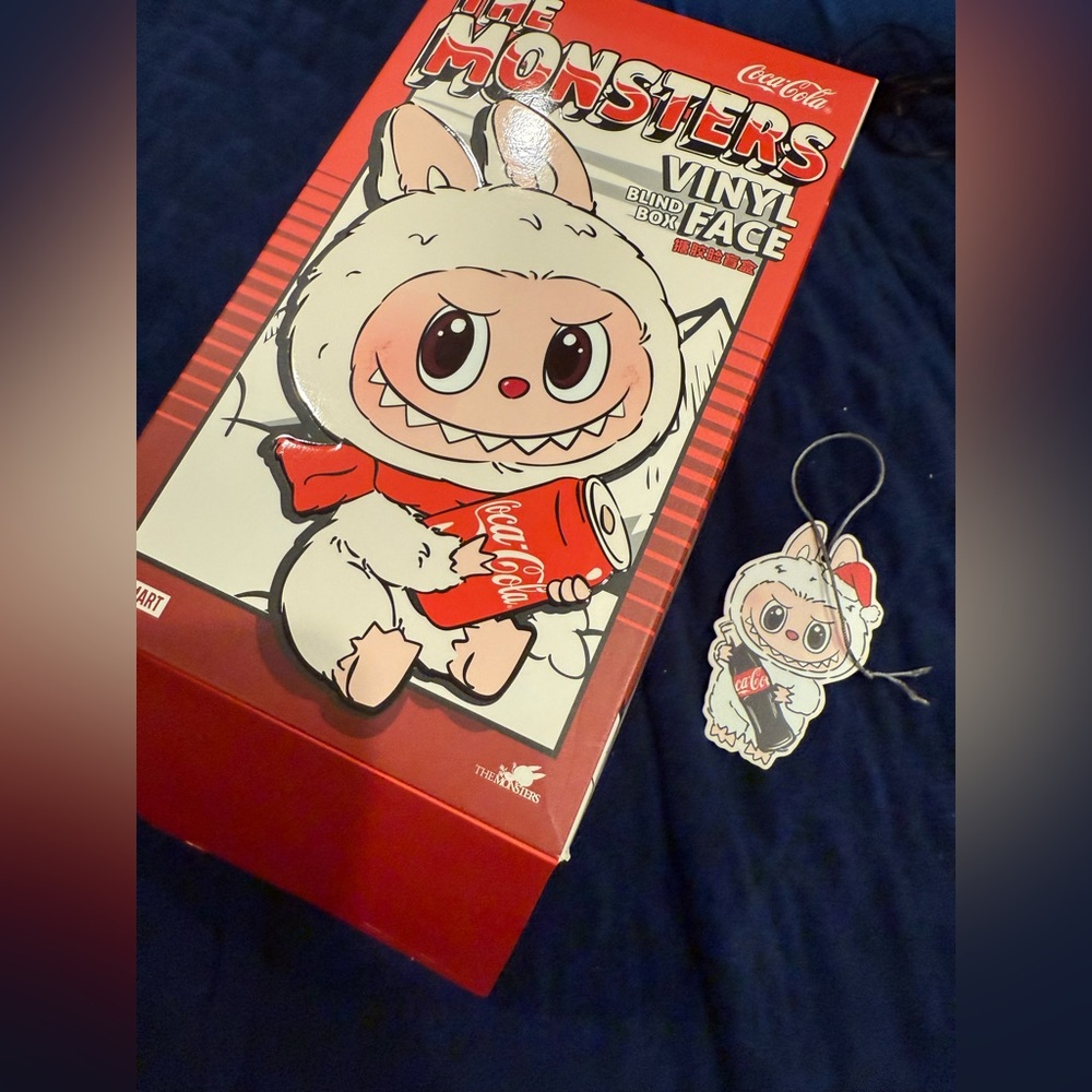 Coca-Cola Red and White Monster Vinyl Figure Set